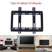 14–43 colių LCD LED monitoriaus sieniniai laikikliai Fiksuotas televizoriaus rėmo storis 0,8 mm