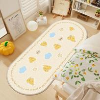 Bedroom Bed Blanket Carpet Room Large Area Covered with Plush Floor Mat Ins Wind Girl Bay Window Mat 40 * 120CM [crystal cashmere]