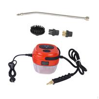 Handheld Steam Cleaner 6 Level Adjustment with Brush Multipurpose Touch Screen High Temperature black