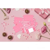 Valentino dienos žaidimas Grandinėlės kortelė Poros pasimatymo kortelės žaidimas Vaikų gimtadienis Metinės One Size pink