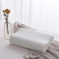 1pc Memory Foam Pillow for Sleeping Adjustable Side Sleeper Pillow for Neck Shoulder Pain Relief Orthopedic Contour Pillow 50x30cm white