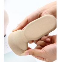 2-in-1 Kulno Kempinė Pusės Dydžio Pagalvėlė T formos Galinė Atrama Stora Neslystanti Aukštakulniams Anti-dėvėjimuisi Kulno Lipdukas 10pcs smėlis