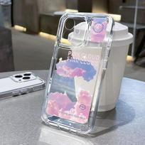Kosminis telefono dėklas iPhone 11 13 XR 15 Pro Max 12 16 Pro Max iPhone 14 7 8 Plus XS Max Samsung A15 A55 A05 Redmi 12 13C 13 9 Huawei Mate 30 40 iPhone 15 balta