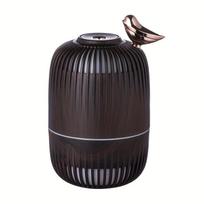 1pc USB Power Cord  Creative Dream Bird Humidifier, Aroma Diffuser, Mini Air Humidifier, Fine And Heavy Fog, 7 Colorful Night Light, Two Spray Modes brown
