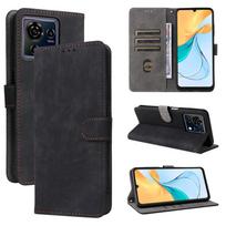 Flip Cover for ZTE Blade V50 Vita PU Leather Phone Case Full-Body Protection Shockproof with [RFID Blocking] for ZTE Blade V50 Vita juoda