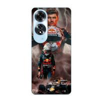 Coque pour Oppo A60 verstappen éclair Formule 1 Casque F1 Maniacase juoda