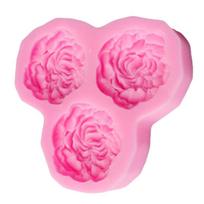 Peony Flower Silicone Molds Wedding Cupcake Topper Fondant Cake Decorating Tools Soap Resin Clay Candy Chocolate Gumpaste Moulds ADM