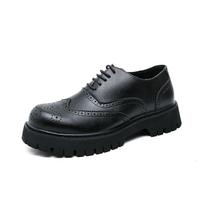 2024 Odiniai Batai Vyrams Formalūs Vestuvių vakarėlio Batai Vyrams Blizgantys Retro Brogue Batai Prabangaus Prekės Ženklo Vyriški Oxfords Batai 38 gray