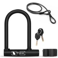 Bicycle U Lock Anti-theft MTB Road Mountain Bike Lock Bicycle Accessories U-Locks Cycling Steel Security Bike Locks black