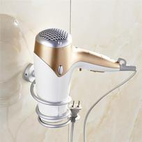 Bathroom Wall Shelf Wall-mounted Hair Dryer Rack Storage Hairdryer Support Holder Spiral Stand ADM