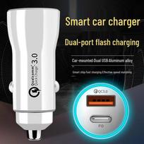 Super Fast PD20W Car Charger with Cigarette Lighter Converter for Apple & Android Bare Device (OPP Bag)