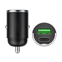 100W Super Fast Car Charger with Pull Ring for Huawei and Apple Black Round Head Super Fast Charge 100W Protocol