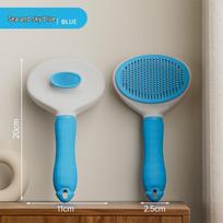 Pet Massage & Hair Removal Comb for Cats & Dogs OPP Bag blue