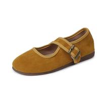 Elastic Band Mary Janes Ballet Flat Shoes for Women 2024 Fashion Solid Color Canvas Shoes for Women Elegant Loafers Black 35 chaki