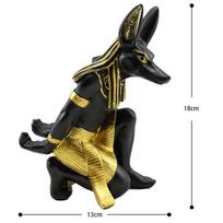 Anubis Dievas Egipto stiliaus vyno lentynos ornamentas LOJD001 Anubis God-Wine Rack