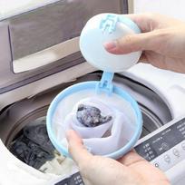 Hair Ball Removal Tool Washing Machine Hair Remover Stick Bag Cleaning Clothes Filter ARI gray