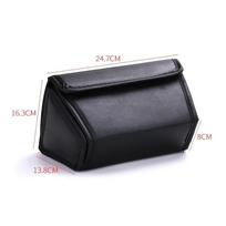 Car Under Seat Storage Box For Tesla Model Y 2023 Front Rear Seats Folding Leather Organizer Auto Interior Space Accessories