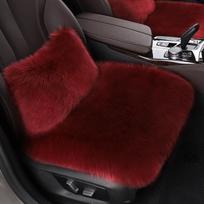 Šilta žieminė sėdynės pagalvėlė automobilio sėdynės užvalkalas, neslystantis Universalus priekinės kėdės sėdynės kvėpuojantis padas, skirtas transporto priemonės automobilinės sėdynės apsaugai balta