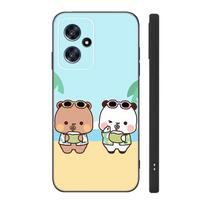 Cute BuBu DuDu Black Silicone Phone Case For Xiaomi POCO X3 X4 NFC F3 F4 GT F5 M3 M4 M6 X5 X6 Pro 5G C55 C65 M5 POCO X3(X3 Pro)