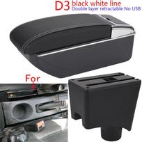 For Dacia Renault Sandero Logan 2 Armrest For Nissan Almera G15 Car Armrest box For Lada LARGUS Storage box Car Accessories