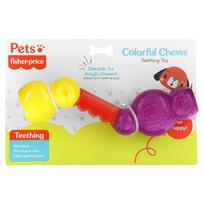 Fisher-Price, Augintinis, Spalvingi kramtukai, Dygstančių dantų žaislas, Šunims, 1 kramtomasis žaislas yellow