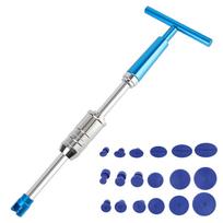 Car Puller Puller car dent repair tool set hammer sheet metal free dent repair tool hail pit gasket Blue
