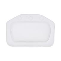 Bathroom Pillow Bathtub Head Rest Foam Design Spa Neck Cushion With Suction Cup white