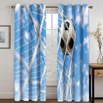 2 paneliai grafiti futbolo sporto nemokamas pristatymas langų užuolaidos svetainei, vaikų miegamajam, voniai, virtuvei, namų dekoras W60H60(CM)x2pcs&HOOK