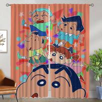 Shades Crayon Shin-chans Halloween Decoration Curtains for Bedroom Home Interior Curtains for Living Room Partition Curtain W50xH70cmx2pcs-CL
