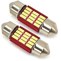 2 szt C3W, C5W żarówka LED SV8.5 12V CANBUS 31mm 180lm mocna Off-Road