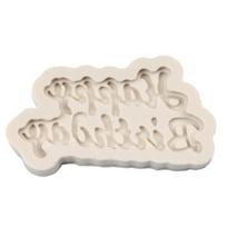 DIY Letter Fondant Cake Chocolate Silicone Mold Decorating Kitchen Tools AVE