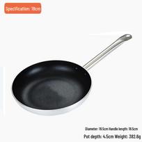 Neapsunkinanti universali keptuvė su kompozitiniu dugnu dujoms ir indukcijai. 18cm