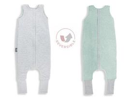 Reversible Sleeping Bag With Legs M (3-5 Years) Melange Mint