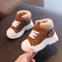 „2024 m. žiemos šilti, vandeniui atsparūs Martin batai vaikams – aksominiu pamušalu, unisex trumpi batai berniukams ir mergaitėms“ Sizes 22-27, 6 pairs