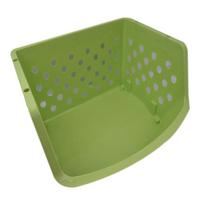 Plastic Corner Shelf Unit Organizer Bathroom Basket Storage Rack Holder