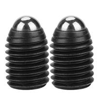 10pcs M12 Screw Thread Hex Socket Carbon Steel Ball Spring Plungers Set (M12*16)