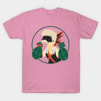 T Shirt Women King Of Explode Kills Boku No Hero Academia Harajuku Print Kawaii Tshirt Summer Short Sleeve Female T-Shirt Top Tee S rožinė