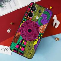 African Wax Print Design Case for Xiaomi Redmi Note 13 12 10 8 9 11 Pro 12S 10S 11S Redmi 13C 10A 10C 9C 12C Cover Redmi 10C