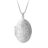 Fashion  Carving Locket Pendant Chain Choker Necklace AVE