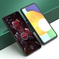 Šaunus Deadpool telefono dėklas, skirtas Samsung A13 A22 A24 A32 4G A23 A25 A34 A35 A52S A53 A54 A55 A73 5G A12 A14 A15 A31 A33 A50 A51 A72 Samsung A12 yellow