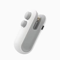 Mini Heat Bag Sealing Machine Package Sealer Bags Plastic Food Sealer Clip Bag Handheld Sealer Food Packaging Heat Sealer white
