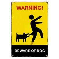 Vintage Tiki-Inspired Retro Caution Notice Metal Sign -  Warning Children Video ,for Man Cave, Garage and Door Wall Art 20x30cm