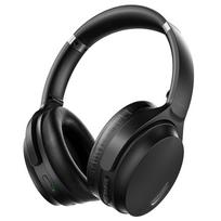 JZ02 ausinės turi aktyvią triukšmo slopinimo funkciją, Bluetooth ausinės, belaidės ausinės su CVC 8.0 mikrofonu, giliais bosais, 40 valandų 19.3*17*8.4cm juoda