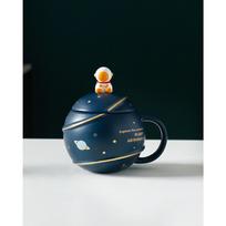 Kūrybingas planetos puodelis Didelio tikslumo keraminis puodelis Poros vandens puodelis Astronautas Kosminis puodelis Atminimo dovana Namams 401-500ml