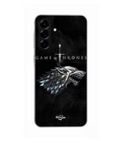Case - Maniacase - Samsung Galaxy A56 - Silicone - Black - Game Of Thrones House Stark juoda