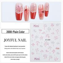 Festive New Year Fireworks Laser Nail Stickers - Bright, Stunning Style