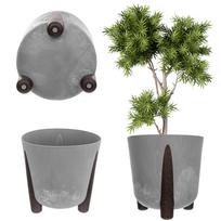 KADAX vazono kojos uždangalas + įdėklas, 18 cm, pilkas 21 cm pelenų pilka spalva