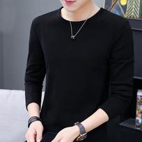 Men's German Velvet Slim-Fit High-Collar Long-Sleeve T-Shirt for Autumn/Winter M