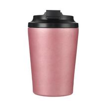 Vacuum Thermal Coffee Mug Stainless Steel Portable Travel Cup Insulated Milk Water Cups Drinkware for Home Office 350ml rožinė