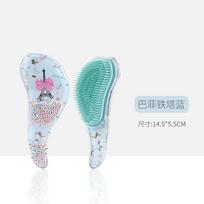 1PC Mini Tangle Hair Brush Egg Round Shape Soft Hairbrush Detangling Hair Brush Hair Styling Hairdressing Comb For Travel
